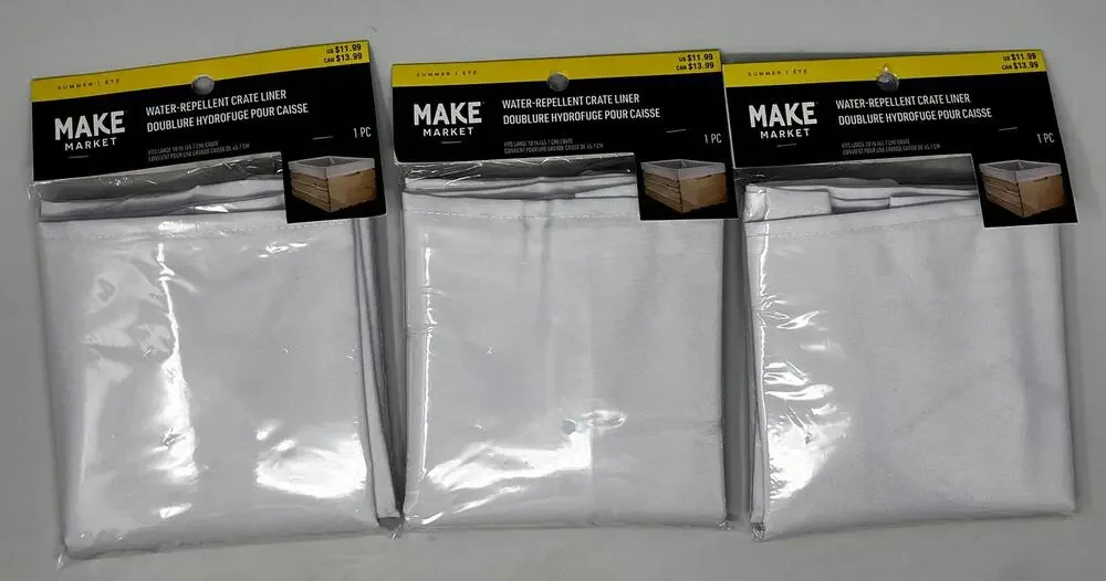 Make Market Water-Repellent Crate Liner fits Large 18 inch (45.7 cm) crate